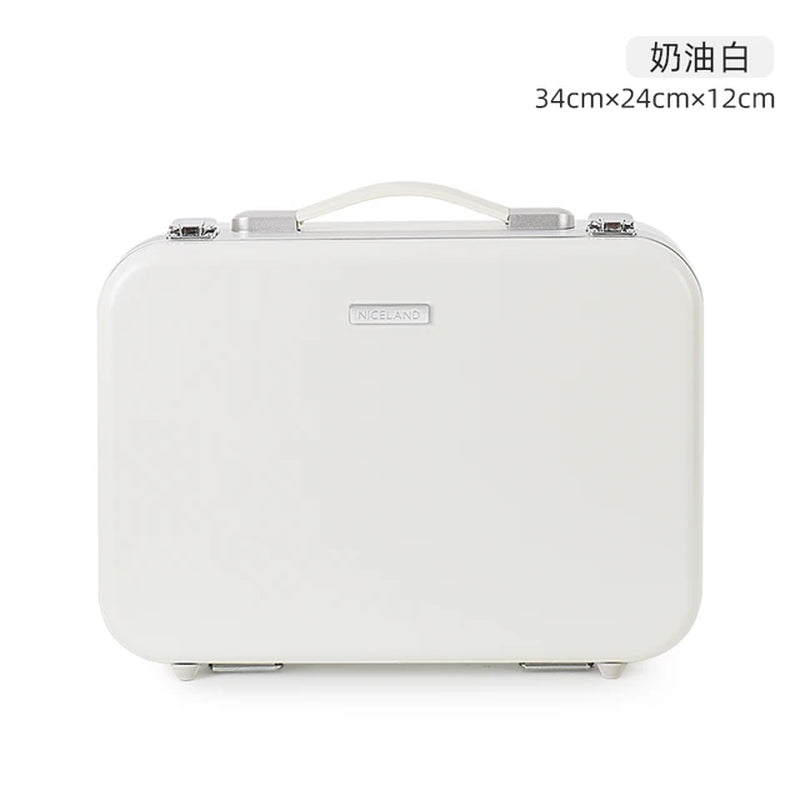 2022 New Lighted Cosmetic Case with Mirror LED Portable Cosmetic Bag Travel Large-Capacity Makeup Storage Case